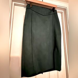 Faux suede pencil skirt, NWOT